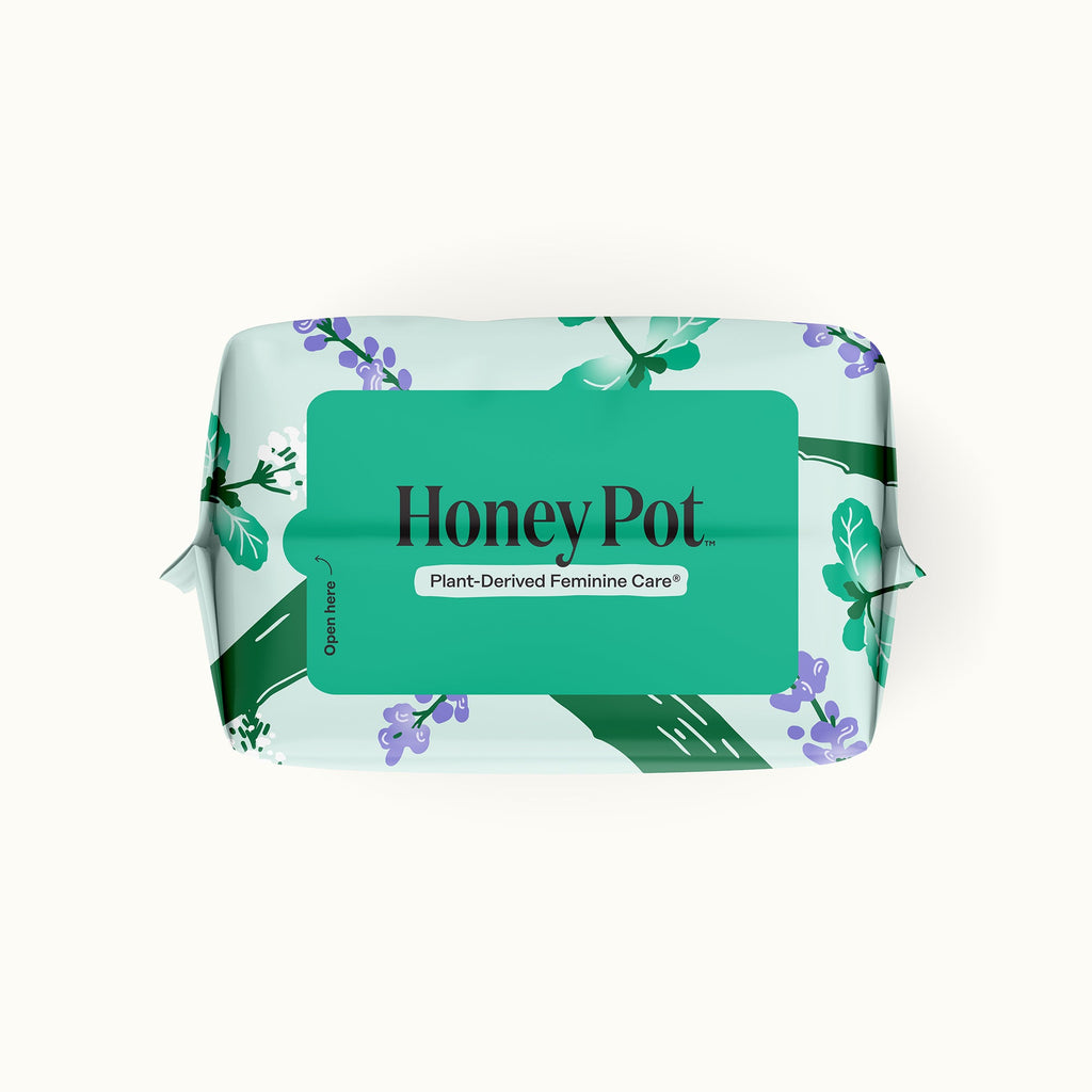 Organic Cotton Cover Cooling Herbal Infusion Regular Liners