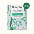 Organic Cotton Cooling Herbal Infusion Regular Liners — Medium Pack