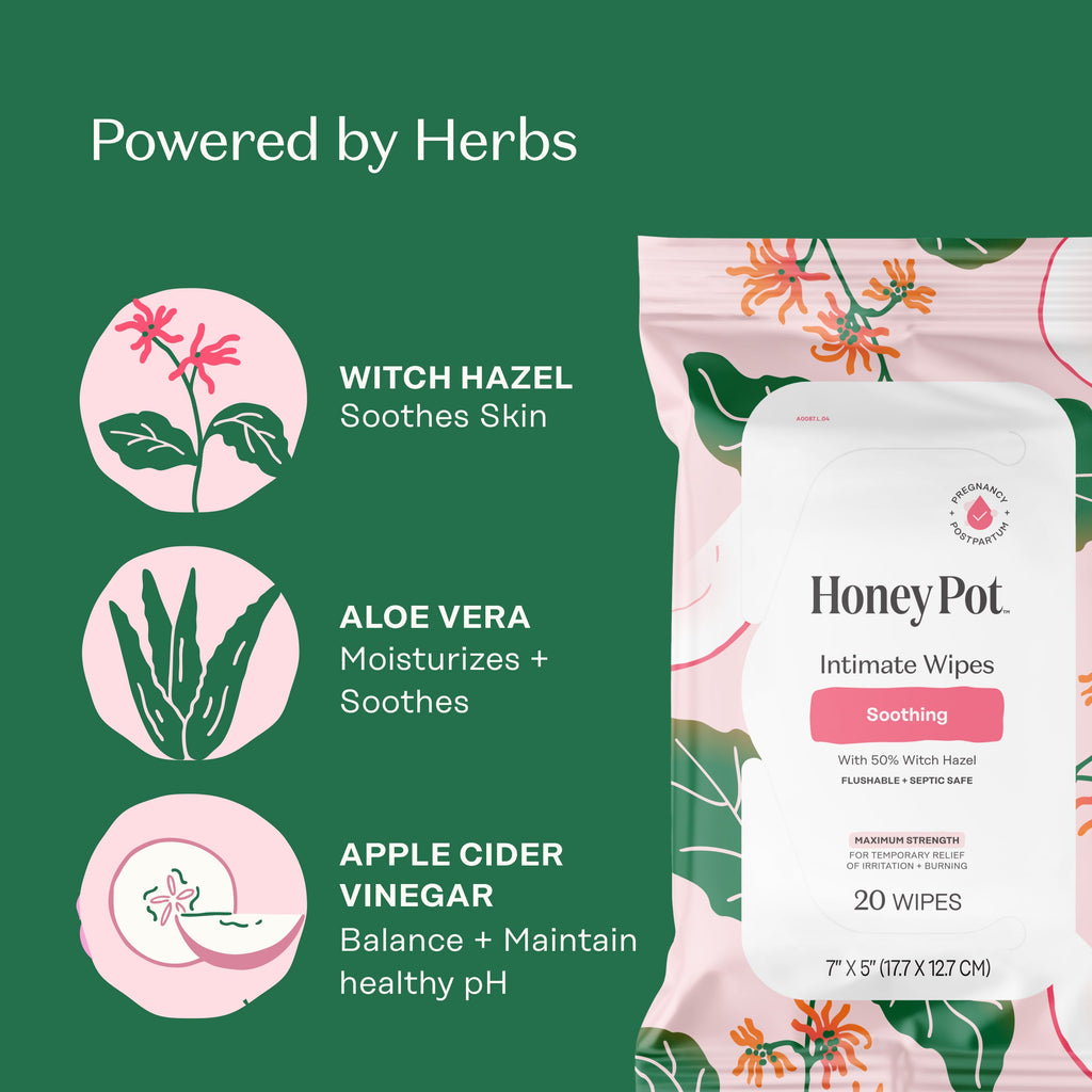 Soothing Witch Hazel Intimate Wipes